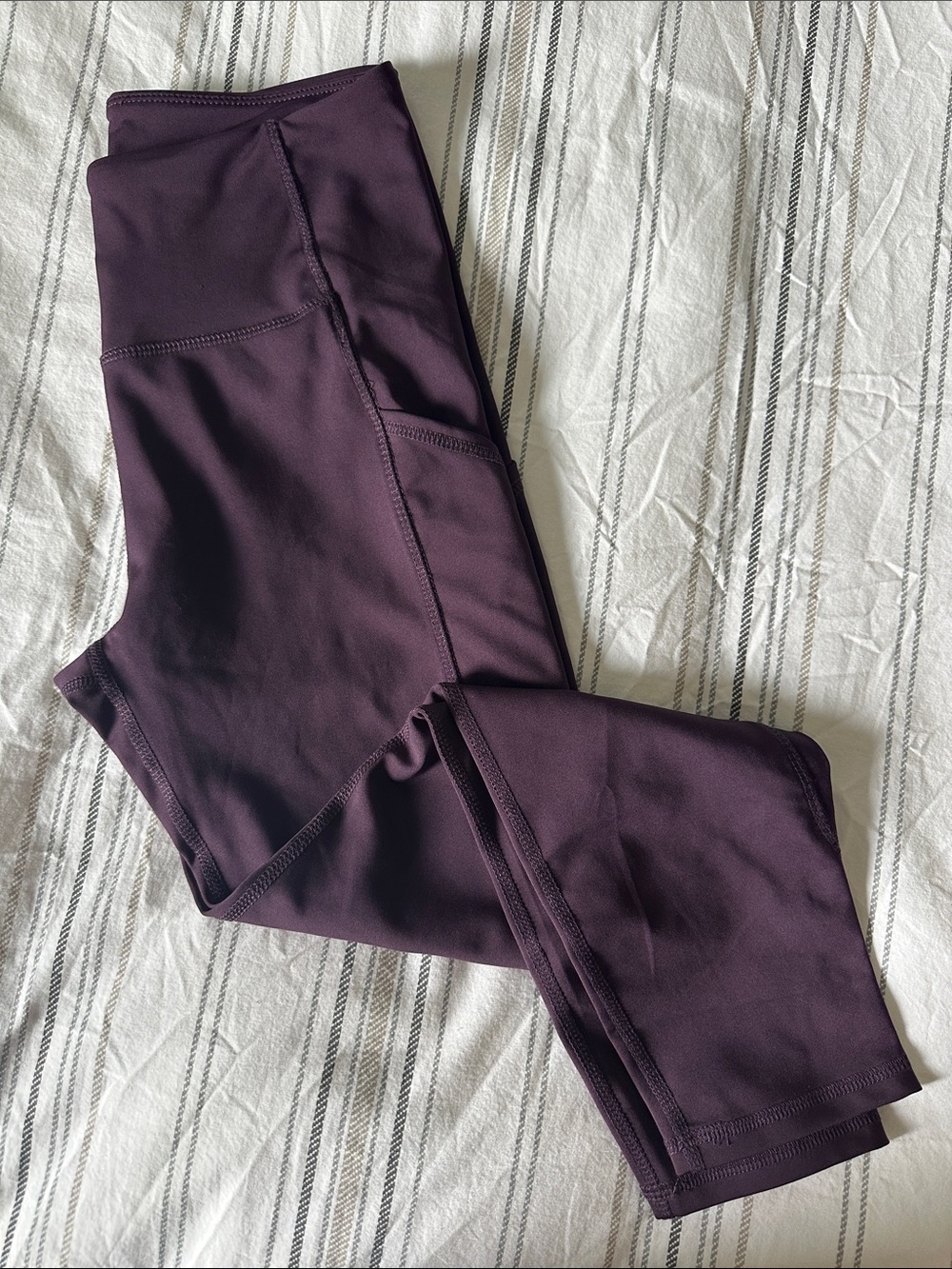 Marika Plum Purple High-Waist Leggings